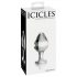 Icicles No. 25 - Tapered Glass Anal Dildo (Transparent)