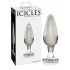 Icicles No. 26 - Tapered Glass Anal Dildo (Transparent)