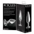 Icicles No. 26 - Tapered Glass Anal Dildo (Transparent)