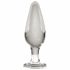 Icicles No. 26 - Tapered, Glass Anal Dildo (Clear) 