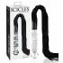 Icicles No. 38 - Leather Whip Glass Dildo (Clear-Black) 