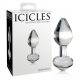 Icicles No. 44 - Tapered Glass Anal Dildo (Transparent) 