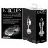 Icicles No. 44 - Tapered Glass Anal Dildo (Clear)