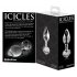 Icicles No. 44 - Cone-shaped, Glass Anal Dildo (Transparent)