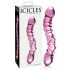 Icicles No. 55 - Double-Ended G-Spot Glass Dildo (Pink) 