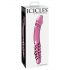 Icicles No. 57 - Double-Ended Glass Dildo with Penis (Pink)