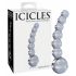 Icicles No. 66 - Curved, Bulbous, Glass Dildo (Translucent)