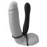 Fetish Double Trouble - Vibrating Dual Ring & Anal Dildo (Black)