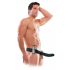 Strap-On Hollow Vibrator 8 - Black 