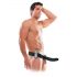 Strap-On Hollow Vibrator 8 - Black 