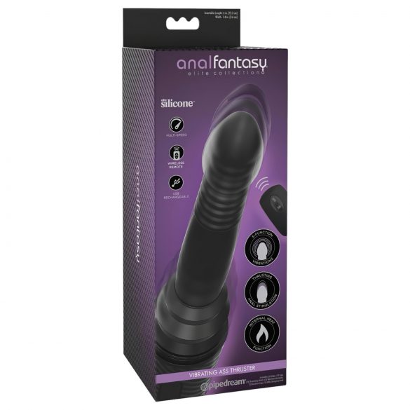 Anal Fantasy Ass Thruster - black anal vibrator 