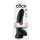 King Cock 9 - Large Suction Cup Dildo with Balls (9 inches) - Black 