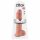 King Cock 11 - Suction Cup Dildo with Balls (28cm) - Natural