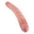 King Cock 12 Slim - Realistic Double Dildo (31cm) - Natural 