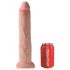 King Cock 13 - Giant Realistic Dildo (33cm) - Natural 