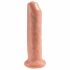 King Cock 7 - realistic dildo (18cm) - natural