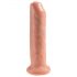 King Cock 7 - realistic dildo (18cm) - natural