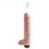 King Cock 10 - Realistic Squirting Dildo (10") - Nude 