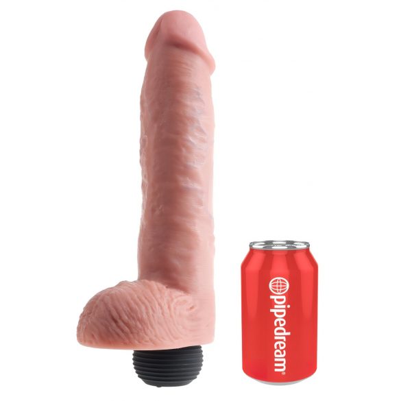 King Cock 11 - Realistic Squirting Dildo (11 Inches) - Natural 