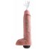 King Cock 11 - Realistic Squirting Dildo (11 Inches) - Natural 