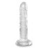 King Cock Clear 6 - Suction Cup Dildo (6 Inch) 