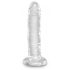 King Cock Clear 6 - Suction Cup Dildo (6 Inch) 