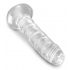 King Cock Clear 6 - Suction Cup Dildo (6 Inch) 