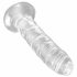 King Cock Clear 6 - Suction Cup Dildo (6 Inch) 