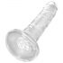 King Cock Clear 6 - Suction Cup Dildo (6 Inch) 