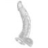 King Cock Clear with Suction Cup and Balls - 7.5 Inch Dildo 