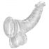 King Cock Clear with Suction Cup and Balls - 7.5 Inch Dildo 