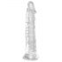 King Cock Clear 8 - suction-cup, large dildo (20cm)