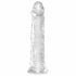 King Cock Clear 8 - suction-cup, large dildo (20cm)