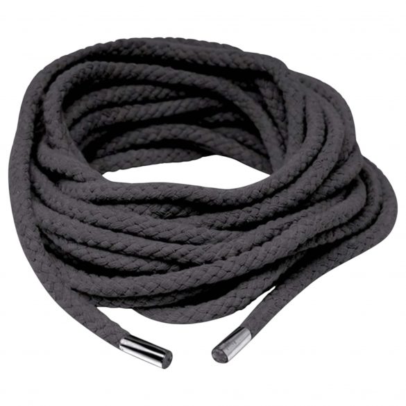 Shibari Silk Rope - Black Bondage Rope - 10m 