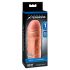 X-TENSION Mega 1 - Realistic Penis Sleeve (17.7cm) - Natural 