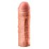 X-TENSION Mega 1 - Realistic Penis Sleeve (17.7cm) - Natural 