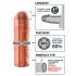 X-TENSION Mega 1 - Realistic Penis Sleeve (17.7cm) - Natural 