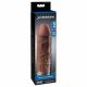 X-TENSION Mega 2 - Realistic Penis Sleeve (20.3cm) - Dark Natural 