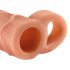 X-TENSION Perfect 1 - Ball Ring Penis Sleeve (7 inches) - Natural 