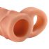 X-TENSION Perfect 2 - Cock Sleeve with Scrotum Ring (19cm) - Natural 