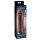 X-TENSION Perfect 2 - Ball Strap Penis Sleeve (19cm) - Dark Natural 