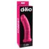 Dillio 8 - Realistic Suction Cup Dildo (20cm) - Pink 