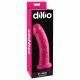 Dillio 8 - Realistic Suction Cup Dildo (20cm) - Pink 