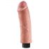 King Cock 8 - Flexible, Realistic Vibrator (25cm) 