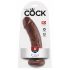 King Cock 8" Dildo (20cm) - Brown