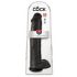 King Cock 15 - Suction Cup Dildo with Balls (15 Inch) - Black