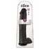 King Cock 15 - Suction Cup Dildo with Balls (15 Inch) - Black