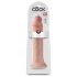 King Cock 14 - Large Suction Cup Dildo (36cm) - Natural 