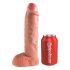 King Cock Strap-on 10 - Hollow, Attachable Dildo (25cm) 