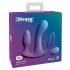 3Some Total Ecstasy - Rechargeable, Wireless Triple Vibrator (Purple) 